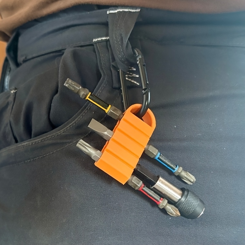 Home Improvement Handyman - Прочный держатель для бит с карабином,