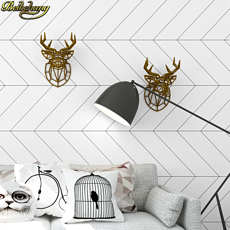 Beibehang черно-белые клетчаты – обзор и цена Home Improvement Stores